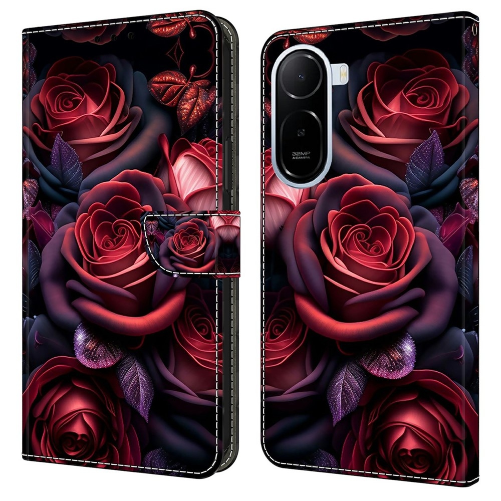 Divatos könyvtáska Xiaomi Redmi A7 Pro - rózsaszínű