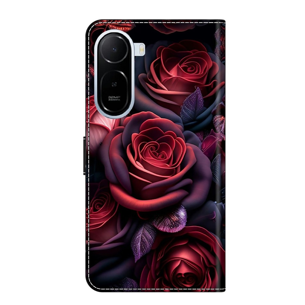 Divatos könyvtáska Xiaomi Redmi A7 Pro - rózsaszínű