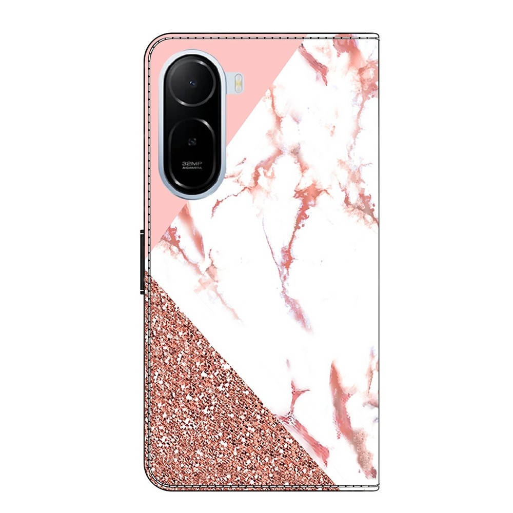 Divatos könyv tok Xiaomi Redmi A7 Pro - háromszög alakú mintával