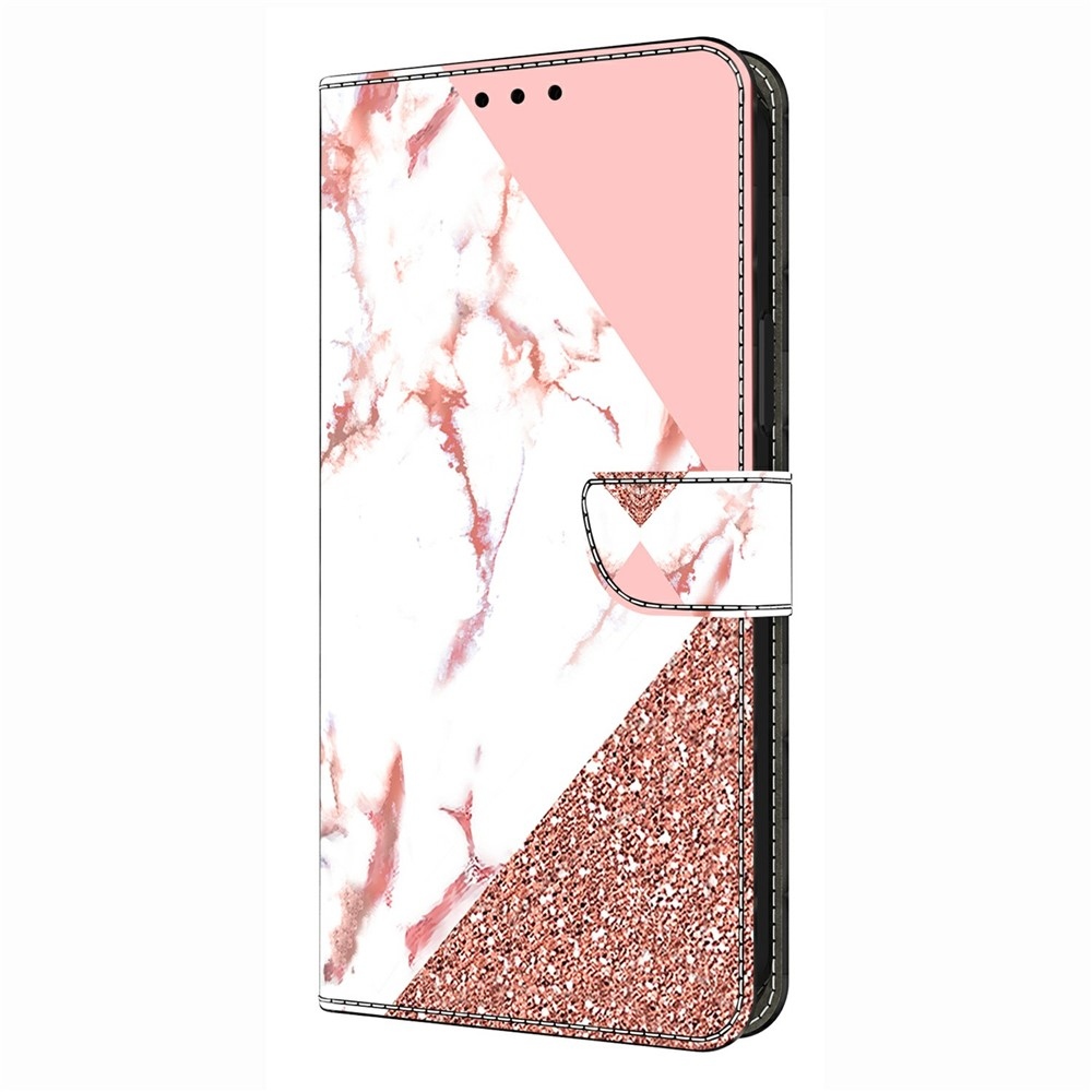 Divatos könyv tok Xiaomi Redmi A7 Pro - háromszög alakú mintával