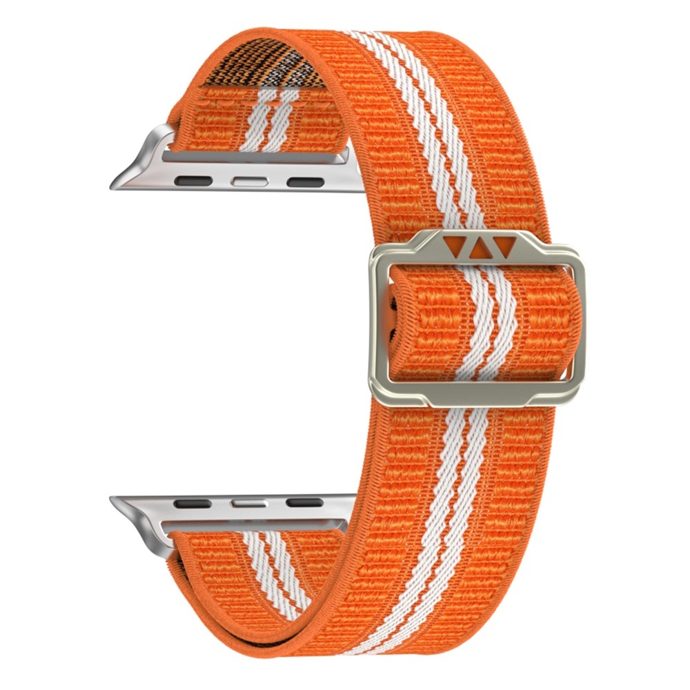 Fasten nylon szíj az Apple Watch Ultra 4/3/2/1 49 mm-es és 12/11/10 46 mm-es modellekhez – narancssárga