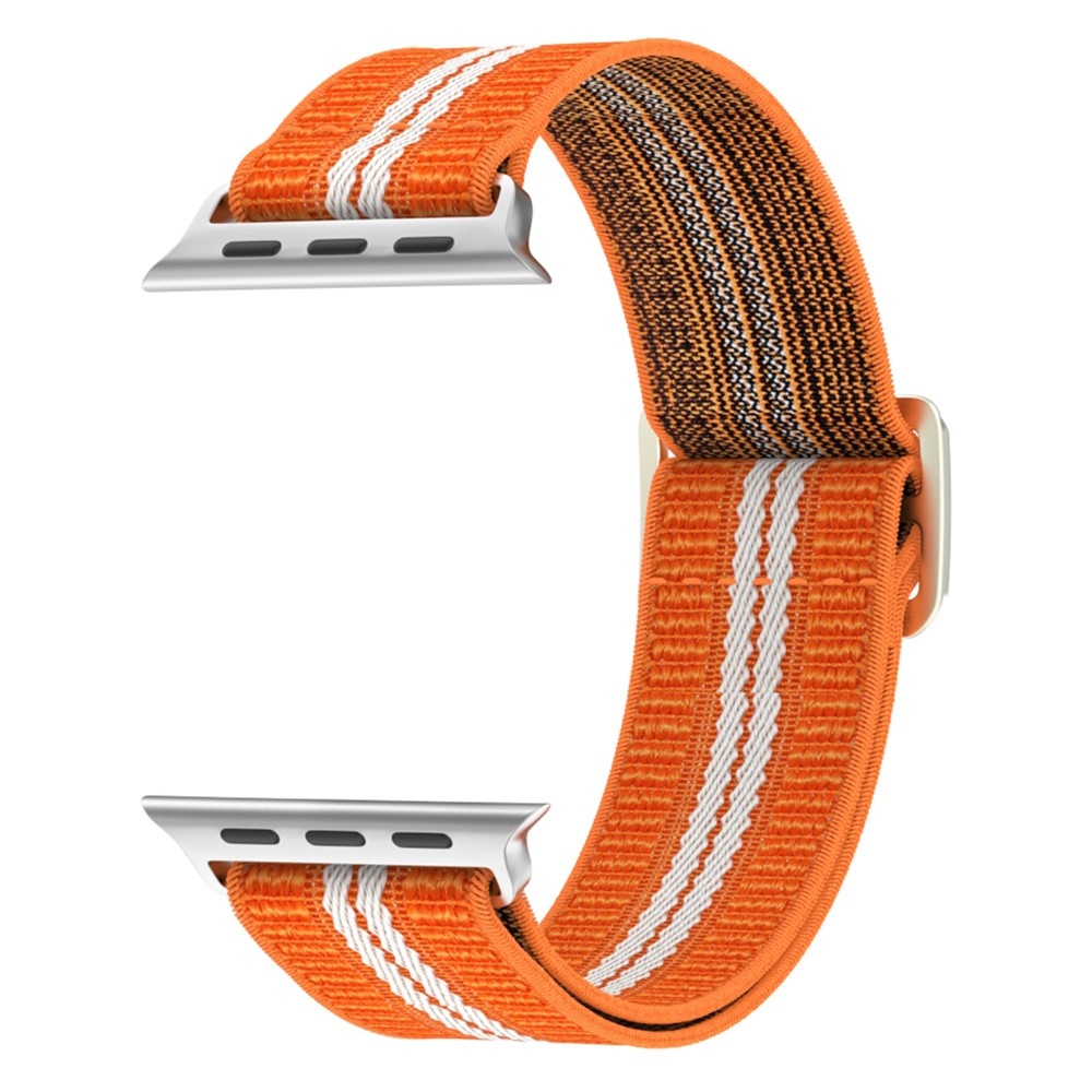 Fasten nylon szíj az Apple Watch Ultra 4/3/2/1 49 mm-es és 12/11/10 46 mm-es modellekhez – narancssárga