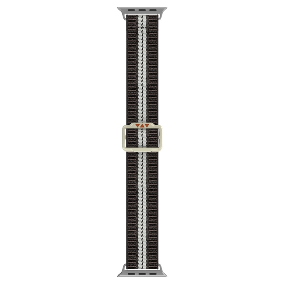 Fasten nylon szíj az Apple Watch Ultra 4/3/2/1 49 mm-es és 12/11/10 46 mm-es modellekhez – sötétbarna