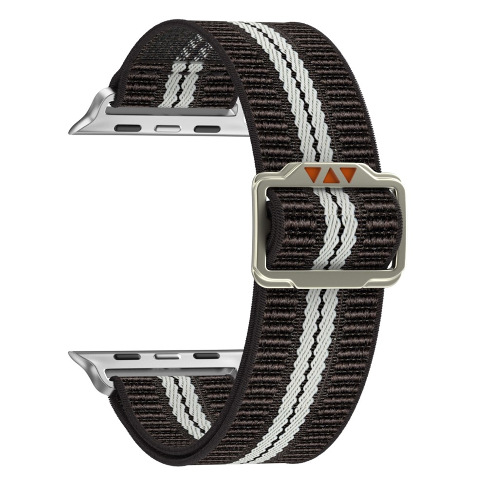 Fasten nylon szíj az Apple Watch Ultra 4/3/2/1 49 mm-es és 12/11/10 46 mm-es modellekhez – sötétbarna