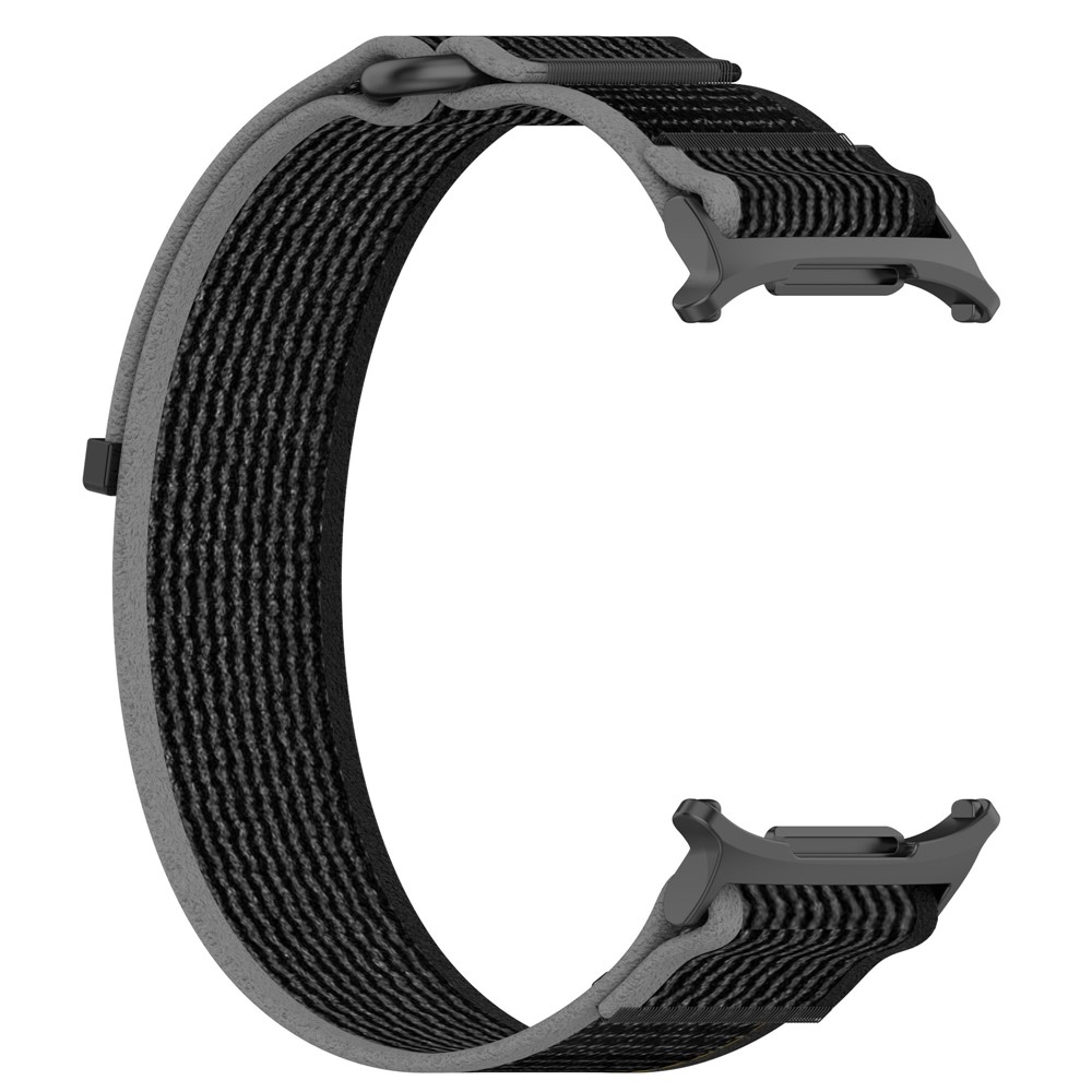 Fasten nylon szíj a Samsung Galaxy Watch Ultra (2025) 47 mm-es modellhez – fekete/szürke