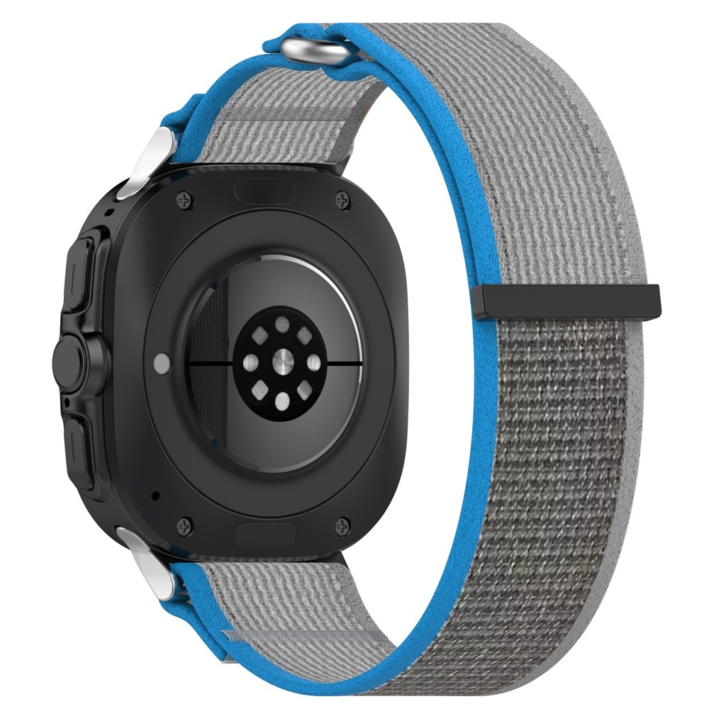 Fasten nylon szíj a Samsung Galaxy Watch Ultra (2025) 47 mm-es modellhez – kék/szürke
