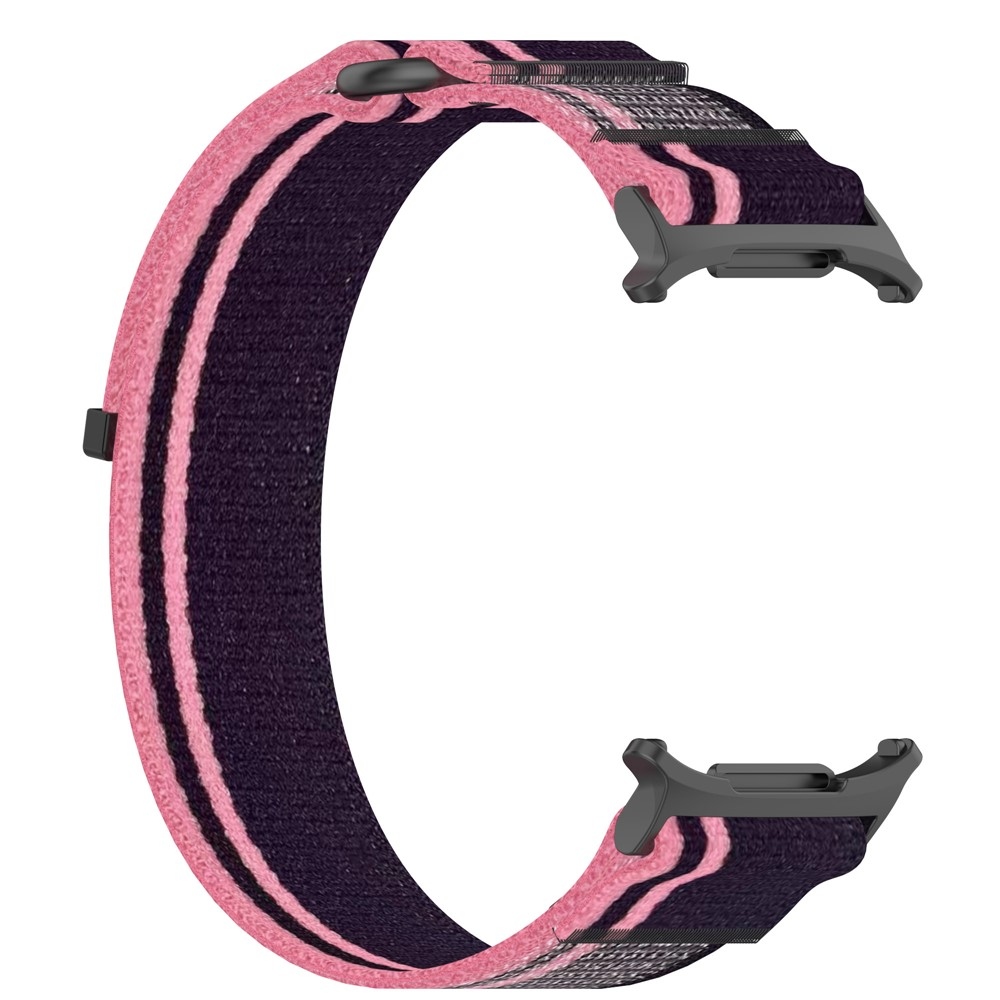 Fasten nylon szíj a Samsung Galaxy Watch Ultra (2025) 47 mm-es modellhez – rózsaszín/lila