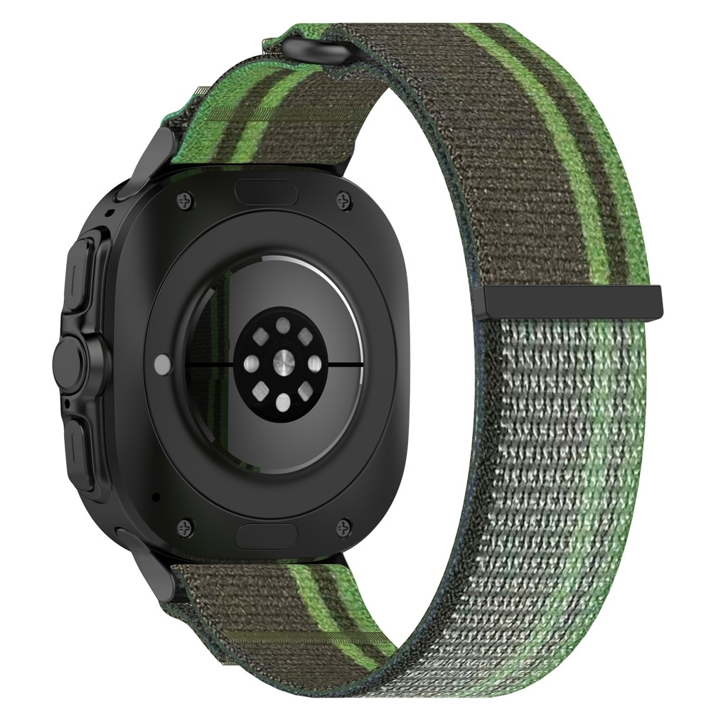 Fasten nylon szíj a Samsung Galaxy Watch Ultra (2025) 47 mm-es modellhez – zöld