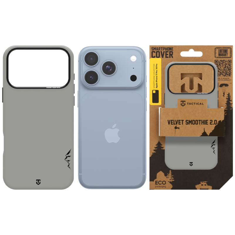 Tactical MagForce Velvet Smoothie 2.0 tok az Apple iPhone 18 Pro/17 Pro Foggy modellhez