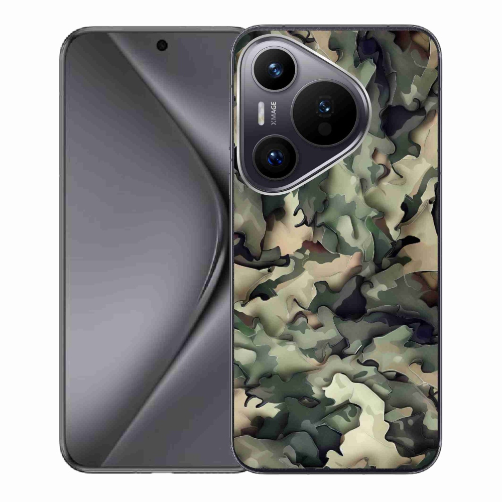 Gél borítás mmCase a Huawei Pura 70 készülékhez - terepszínű minta 9