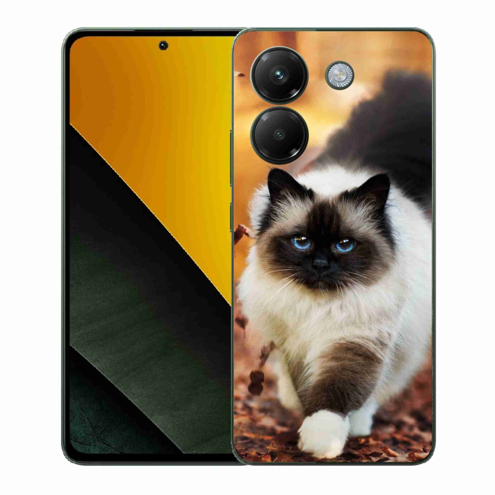 Gél borítás mmCase a Xiaomi Poco M7 Pro 5G-hez - macska
