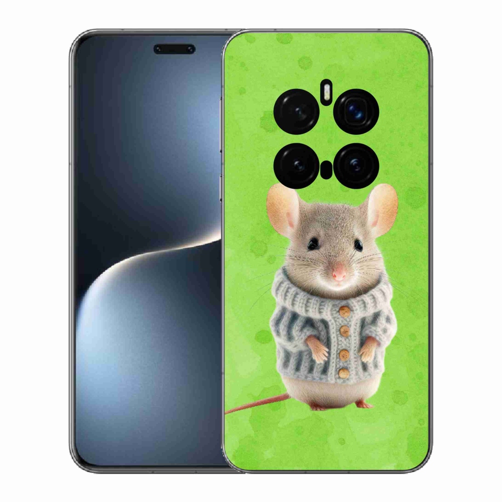 Gél borítás mmCase a Honor Magic 7 Pro 5G készülékhez - egér pulóverben
