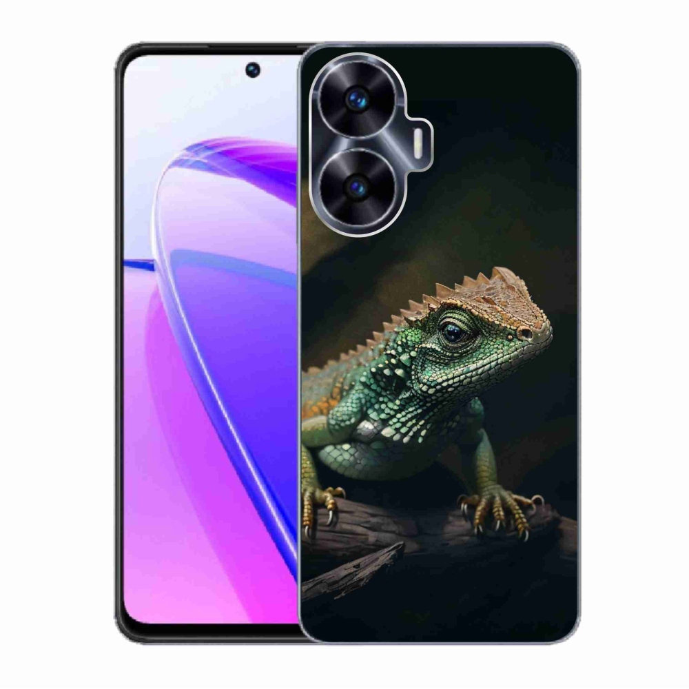 Gél borítás mmCase a Realme C55 készülékhez - gyík