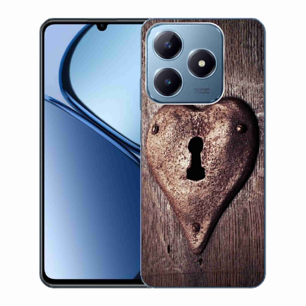 Gél borítás mmCase a Realme C63 készülékhez - szív alakú zár