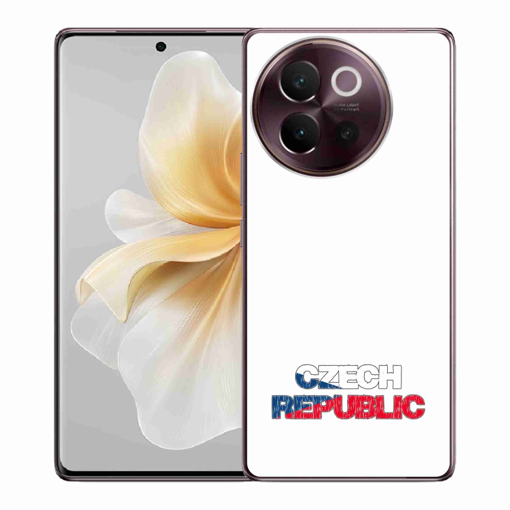 Gél borító mmCase a Vivo V40 Lite 5G - Csehország fehér háttérhez