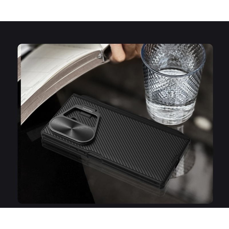 Nillkin CamShield CamShield Prop Pen Slot hátsó borító Samsung Galaxy Z Fold 7 fekete