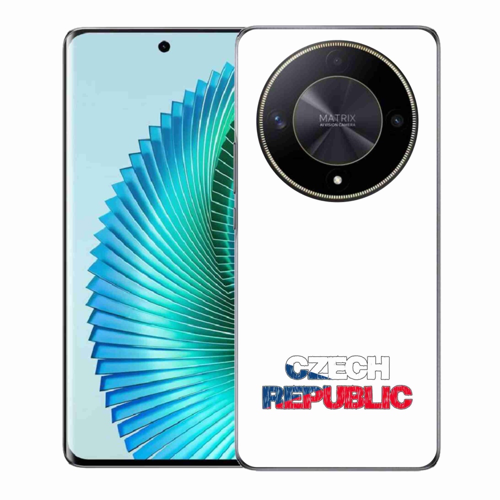 Gél borító mmCase a Honor Magic 6 Lite 5G készülékhez - Csehország fehér háttér