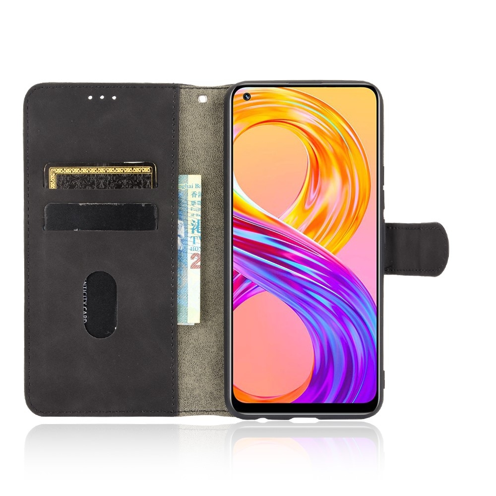 Feel könyvformájú tok a Realme 8/8 Pro-hoz – fekete