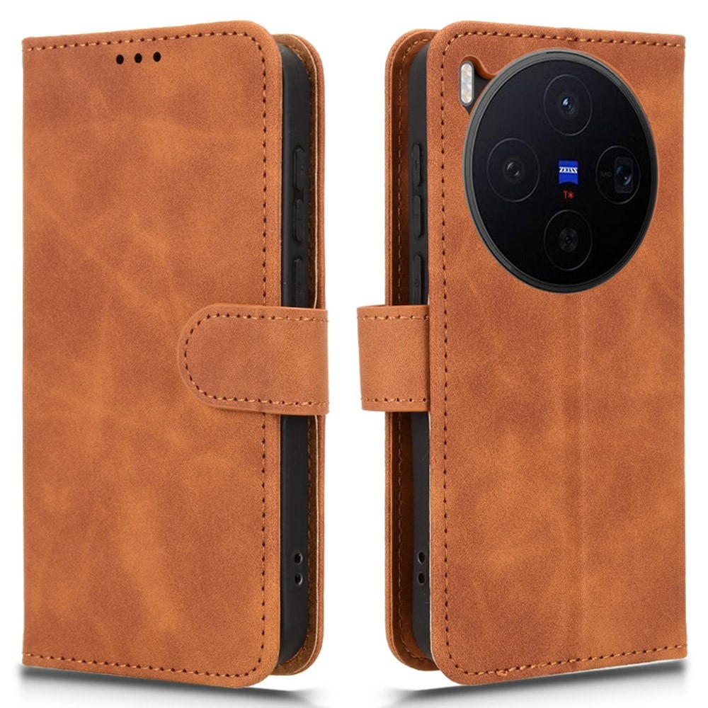 Feel könyvtok Vivo X300 5G-hez - barna