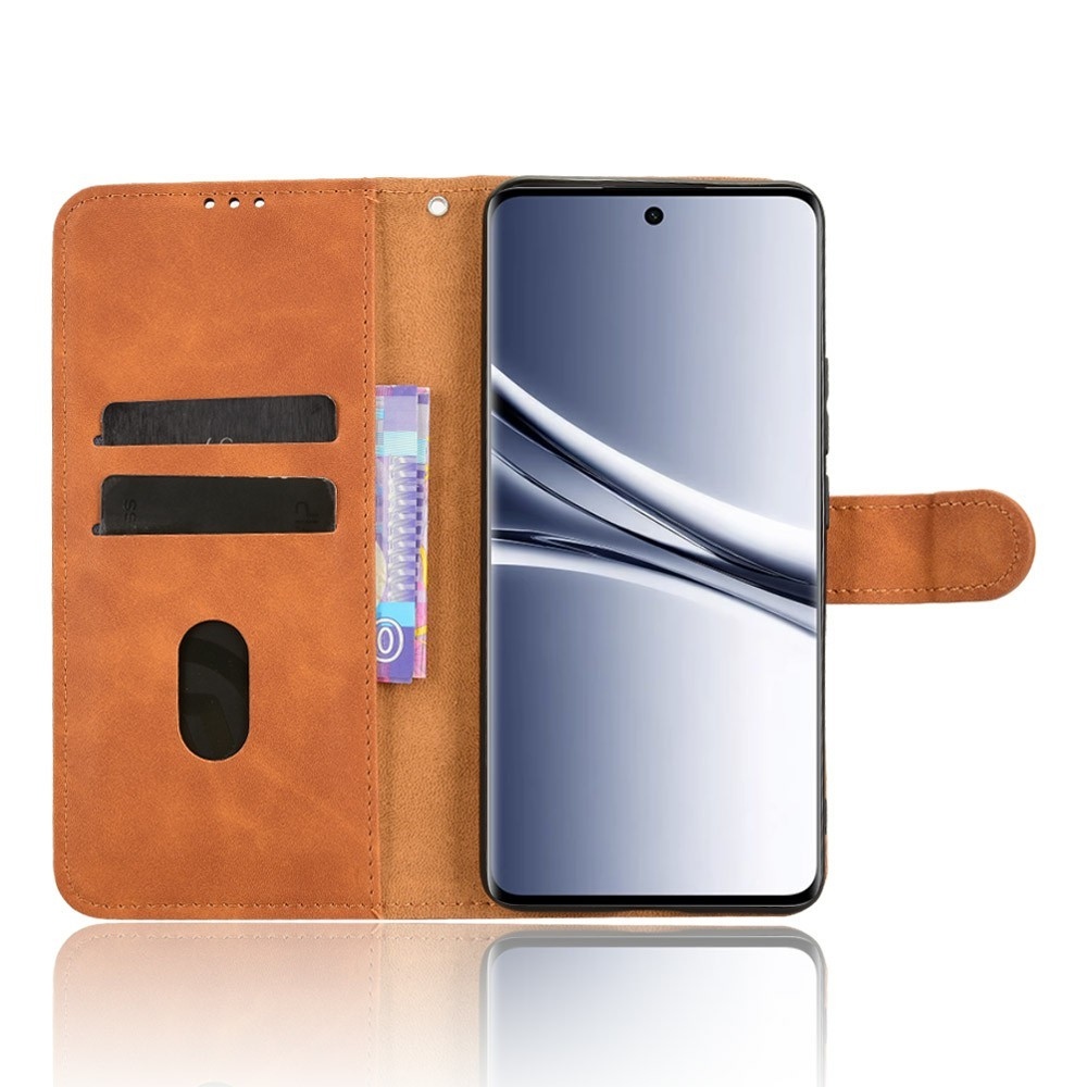 Feel book tok a Xiaomi Poco M8 5G/Redmi Note 15 5G számára - barna színű