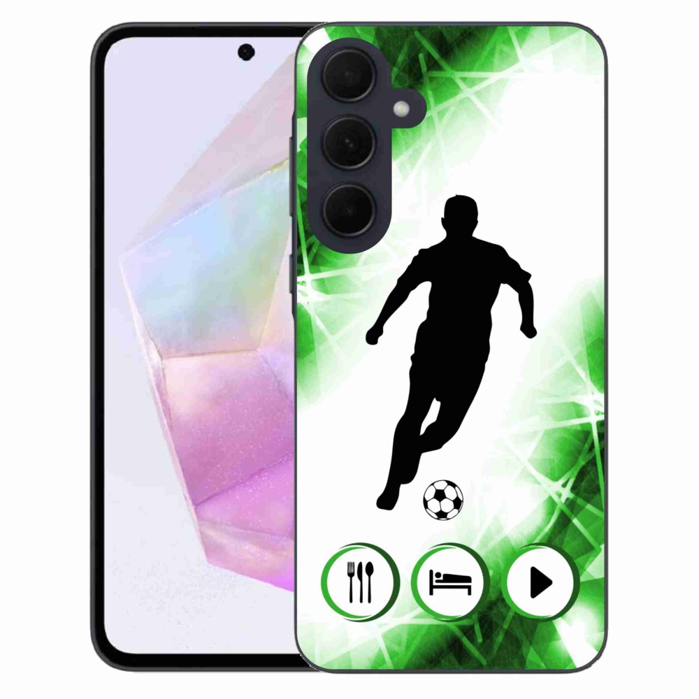 Gél borítás mmCase Samsung Galaxy A35 5G - focista számára