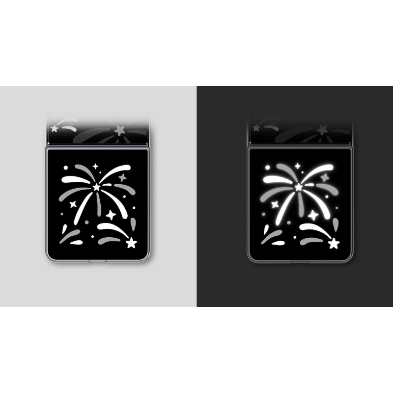 GP-FFF776CUB Samsung FlipSuit Fireworks tok a Galaxy Z Flip 8-hoz