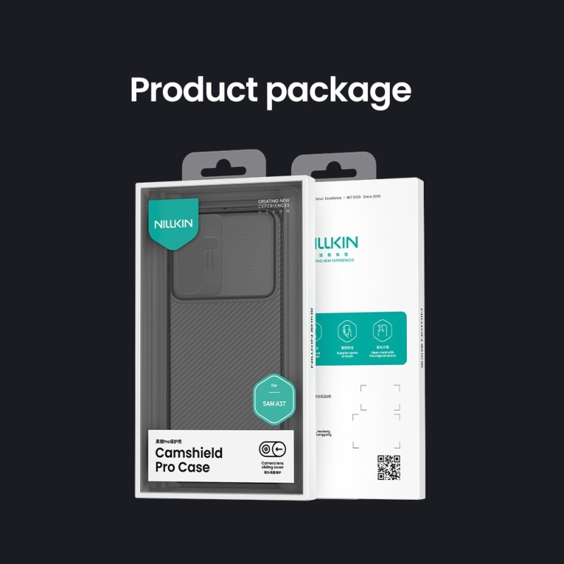 Nillkin CamShield PRO hátlap Samsung Galaxy A37 átlátszó fekete