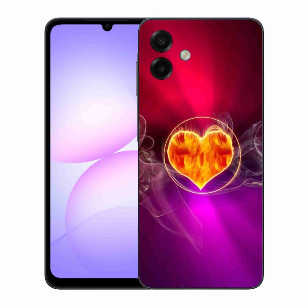 Gél borítás mmCase Samsung Galaxy A07 4G - tüzes szív