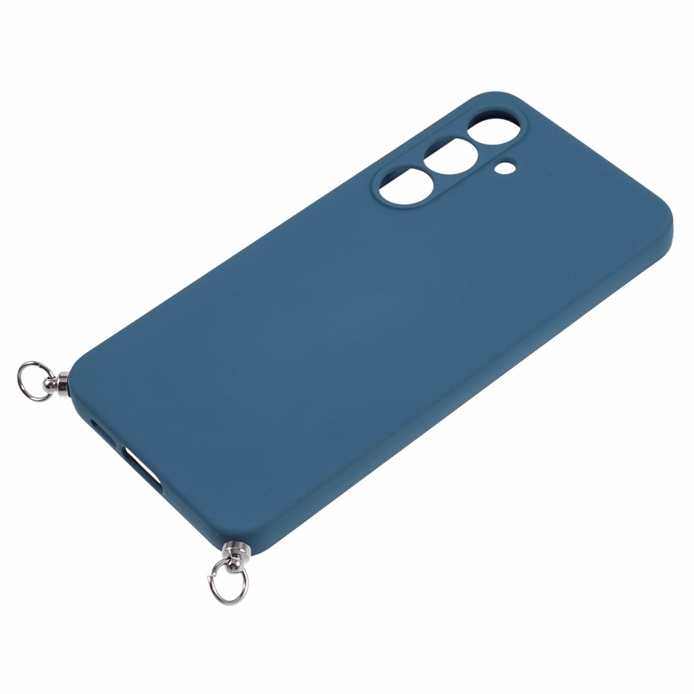 Bélelt zselés tok húzózsinórral Samsung Galaxy A17 4G/5G - kék