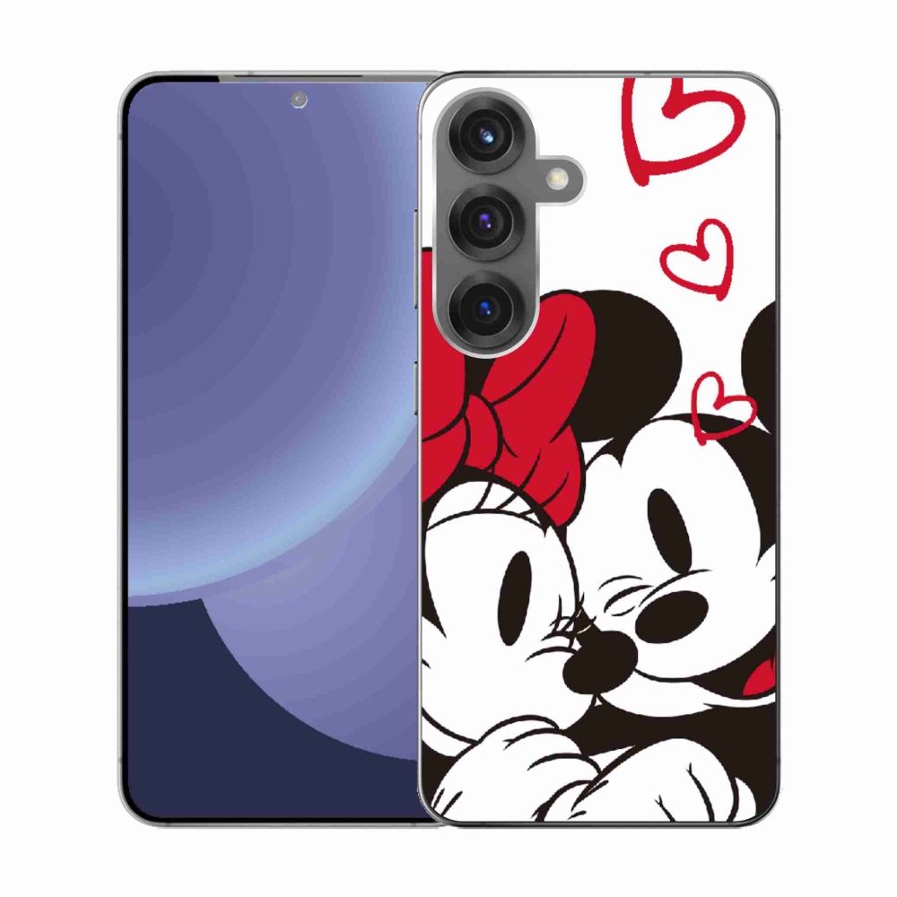 Gél borítás mmCase Samsung Galaxy S25 készülékhez - minnie és mickey
