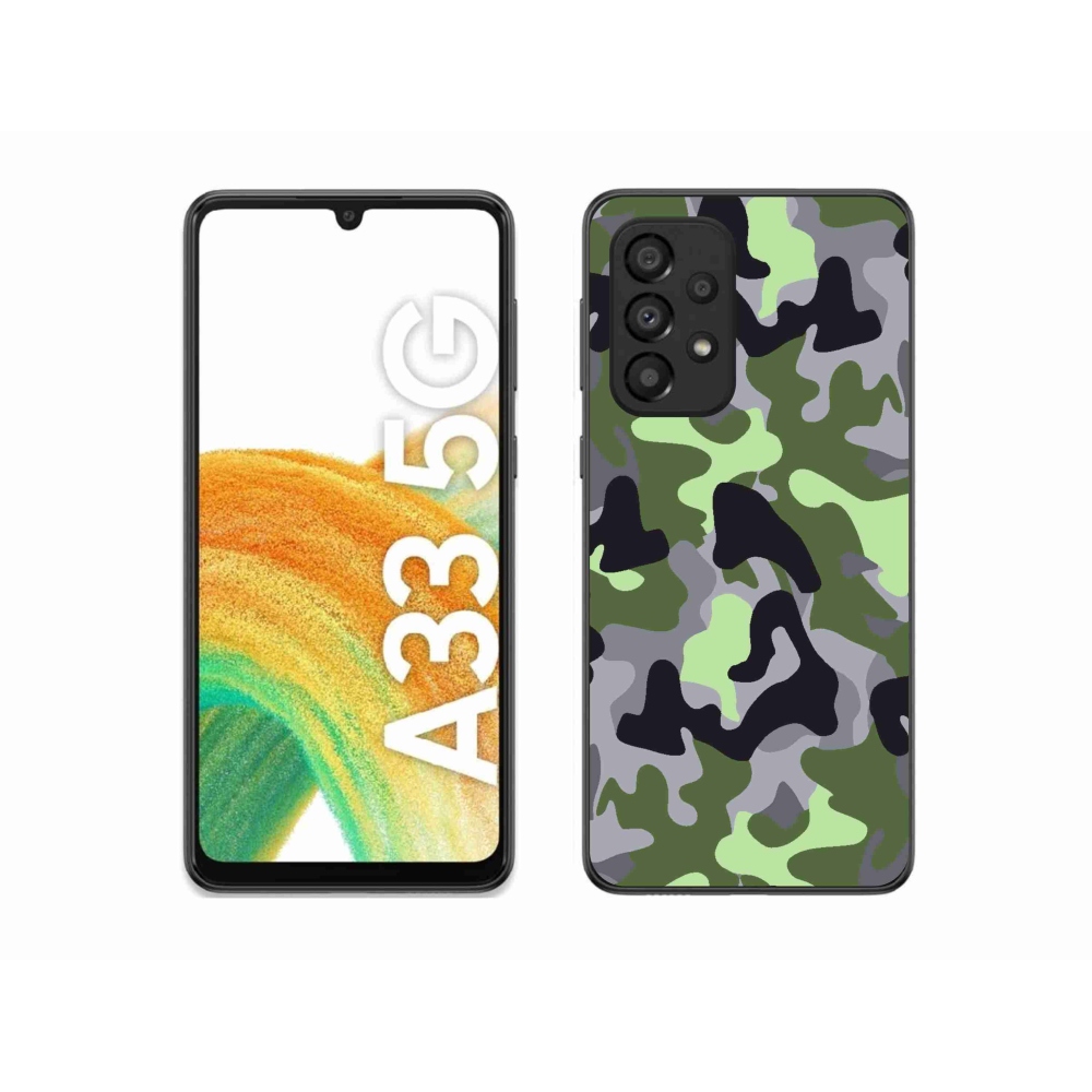 Zselés borítás mmCase Samsung Galaxy A33 5G - terepszínű minta 7