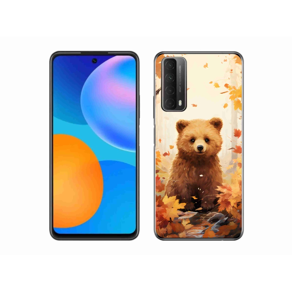 Zselés borítás mmCase a Huawei P Smart (2021) - medve az erdőben