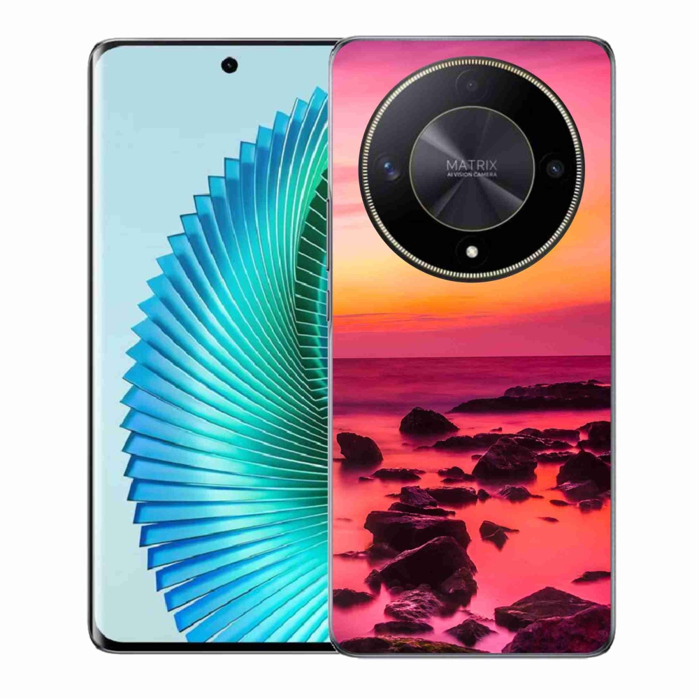 Gél borítás mmCase a Honor Magic 6 Lite 5G számára - tenger és ragyogás