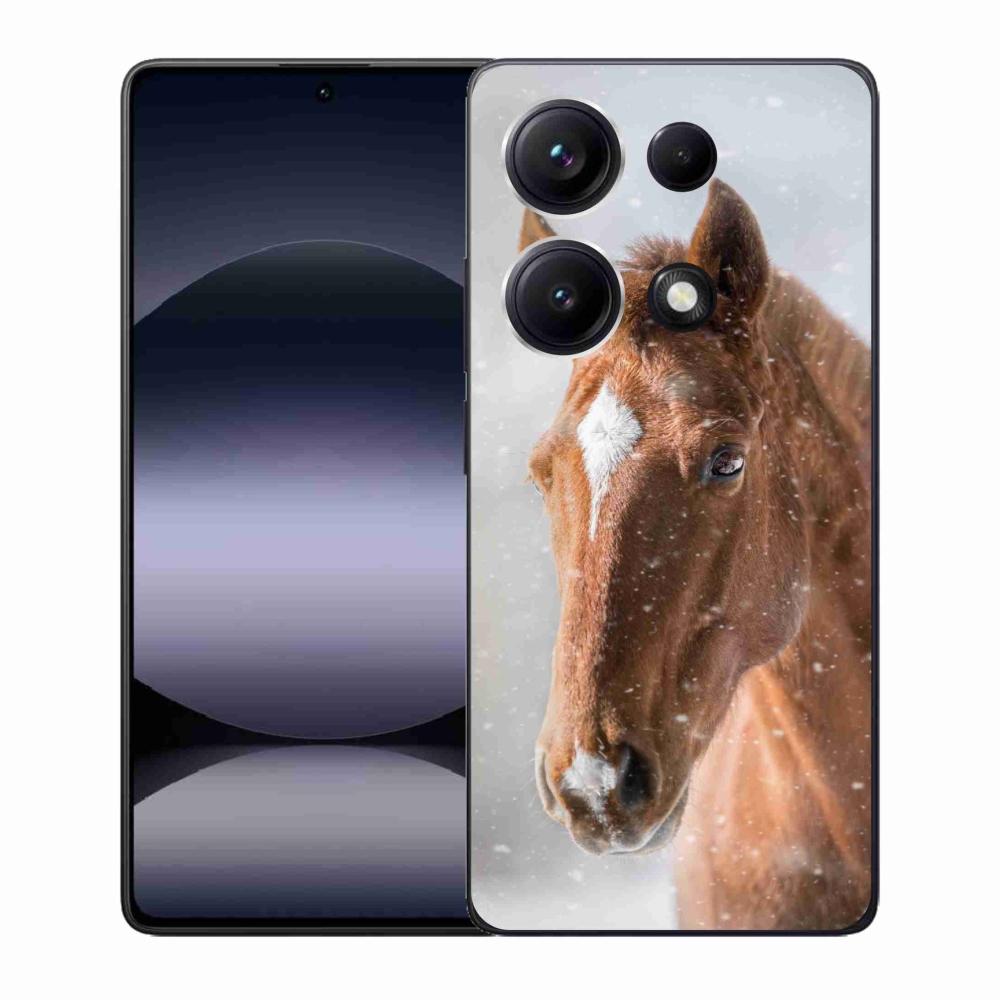 Gél borítás mmCase a Xiaomi Redmi Note 14S-hez - barna ló 2