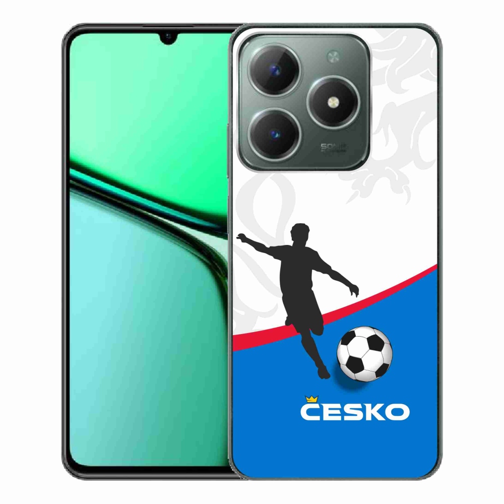Gél borítás mmCase for Realme C61 - futball Csehország 1