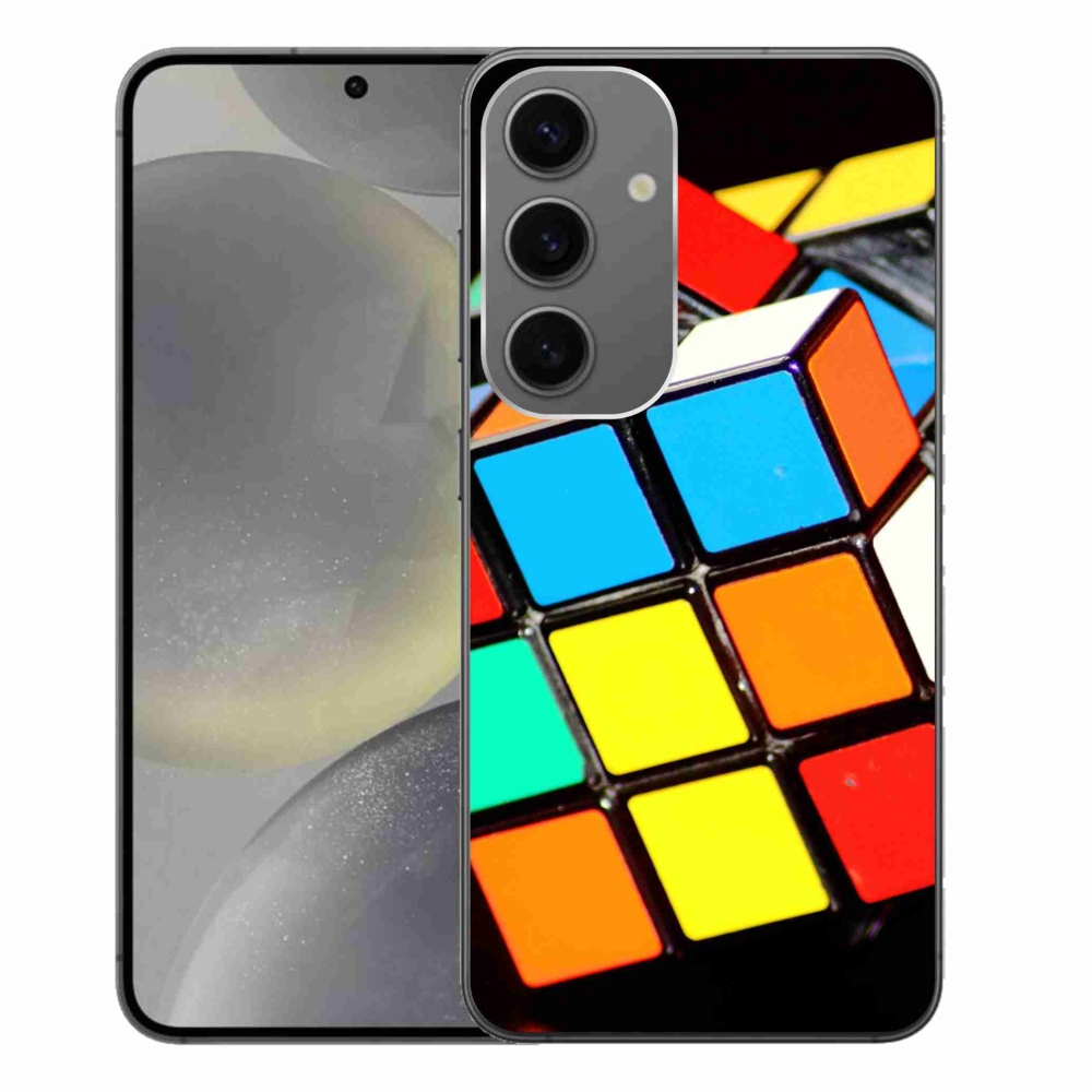 Gél tok mmCase Samsung Galaxy S24+ készülékhez - Rubik-kocka