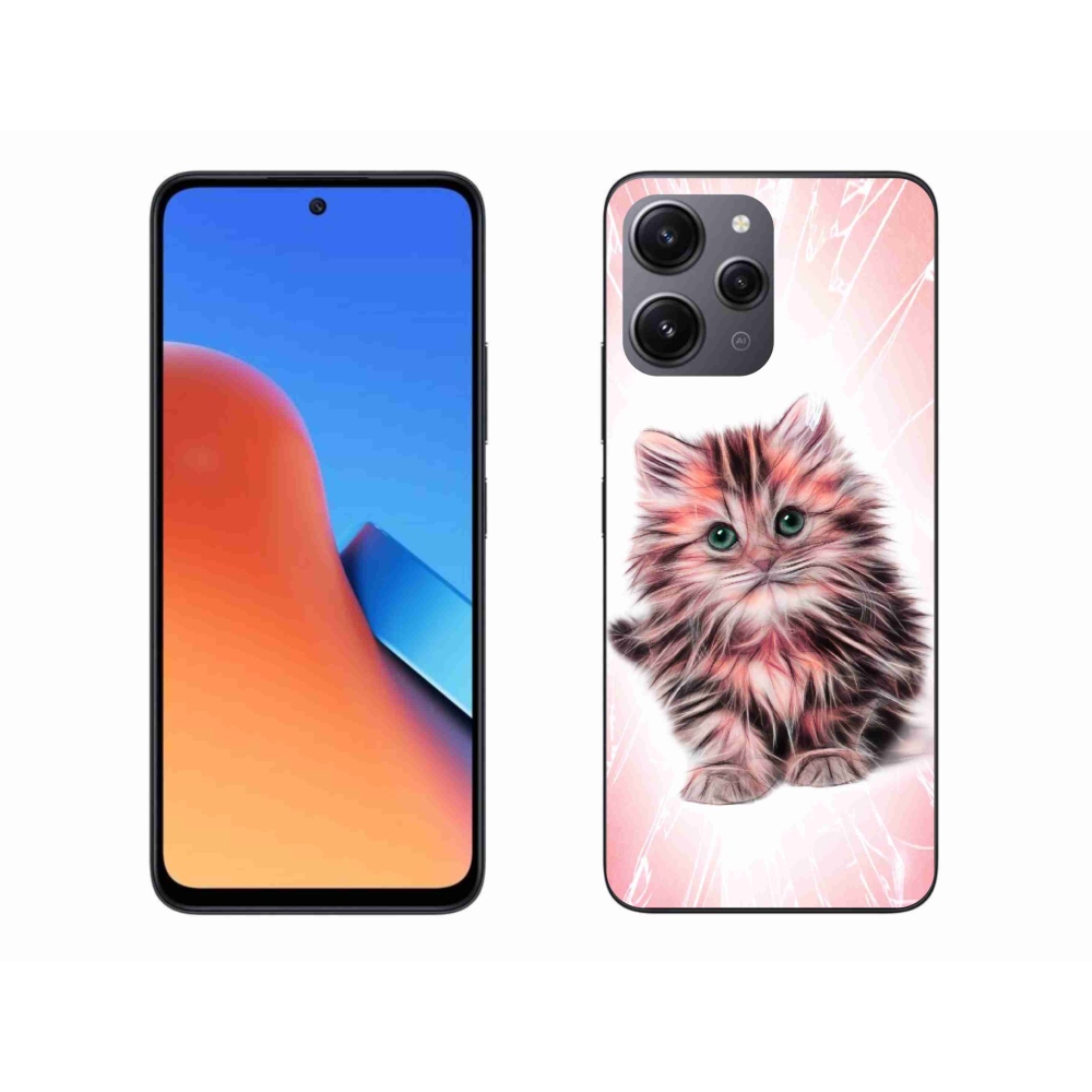 Gél borítás mmCase a Xiaomi Redmi 12-hez - aranyos cica