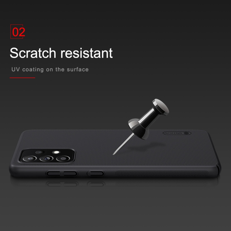 Nillkin Super Frosted Back Cover for Samsung Galaxy A52/A52 5G/A52s 5G fekete