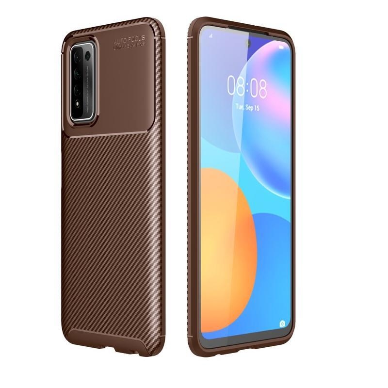 Rostálló zselés tok a Honor 10X Lite készülékhez - barna