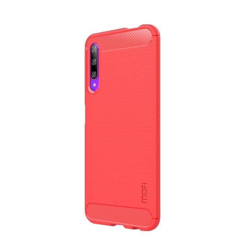 Szénálló zselés tok a Huawei P Smart Pro (2019)/Honor 9X Pro készülékhez - piros színű