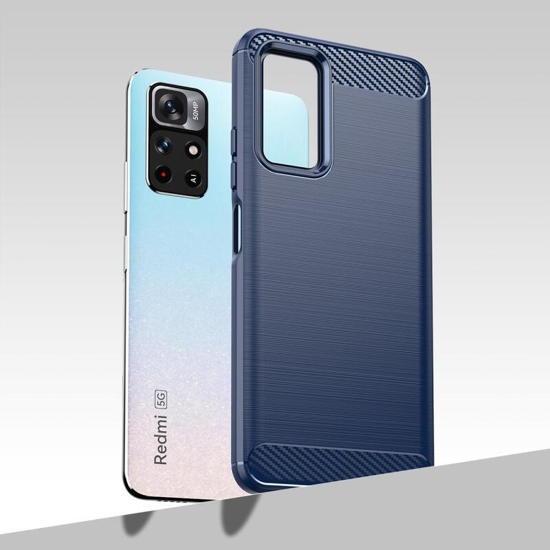 Szénálló zselés tok Xiaomi Poco M4 Pro 5G/Redmi Note 11S 5G - kék