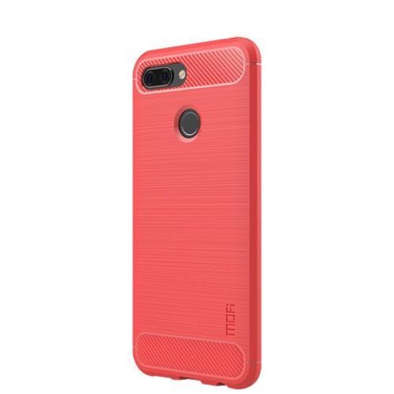 Szálálló szilikon tok Xiaomi Mi 8 Lite-hoz - piros