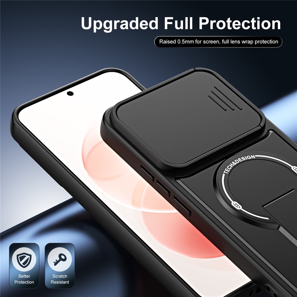 Finish strapabíró, MagSafe-kompatibilis tok a Xiaomi Redmi Note 17 Pro 5G okostelefonhoz – fekete
