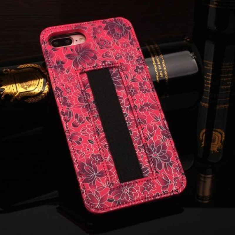 Fiore zselés tok iPhone 8 Plus és iPhone 7 Plus készülékhez - piros színben