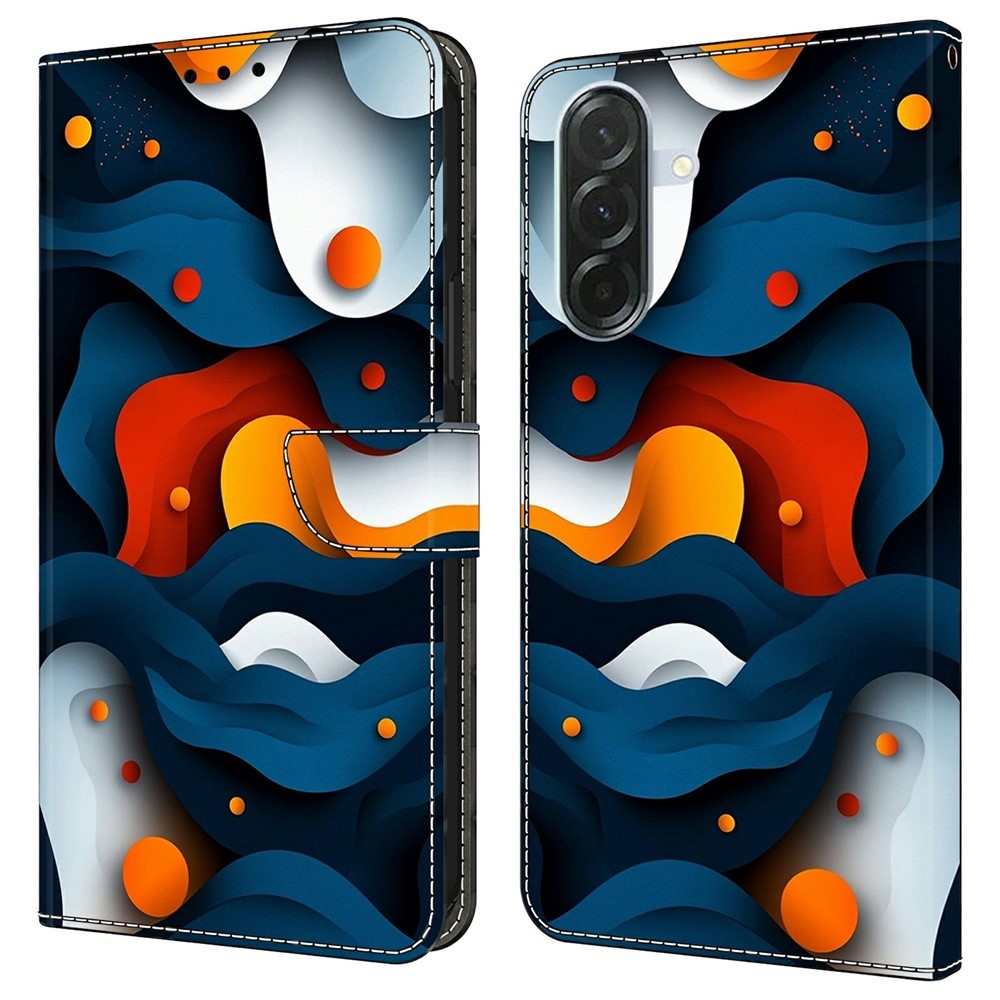 Firmly book tok Samsung Galaxy A37 5G - absztrakt minta