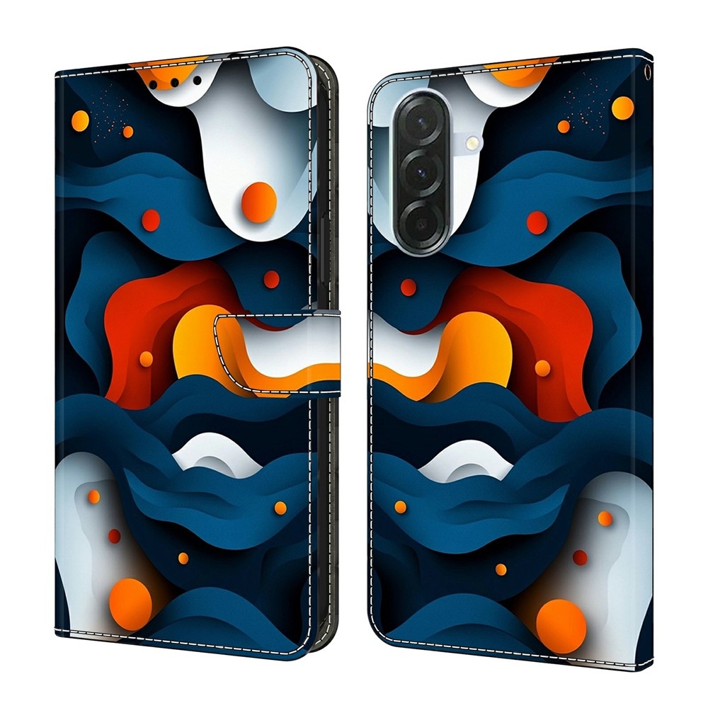 Firmly book tok Samsung Galaxy A57 5G - absztrakt minta