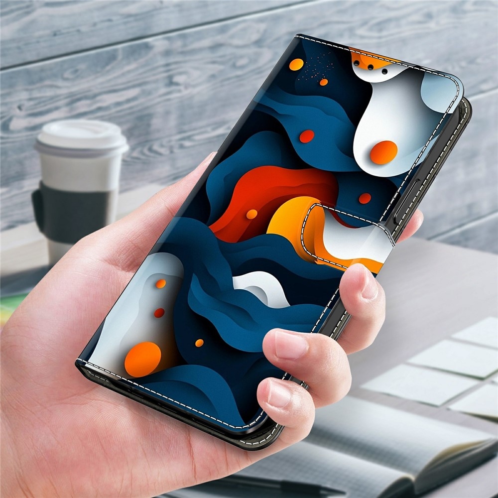 Firmly book tok Samsung Galaxy A57 5G - absztrakt minta