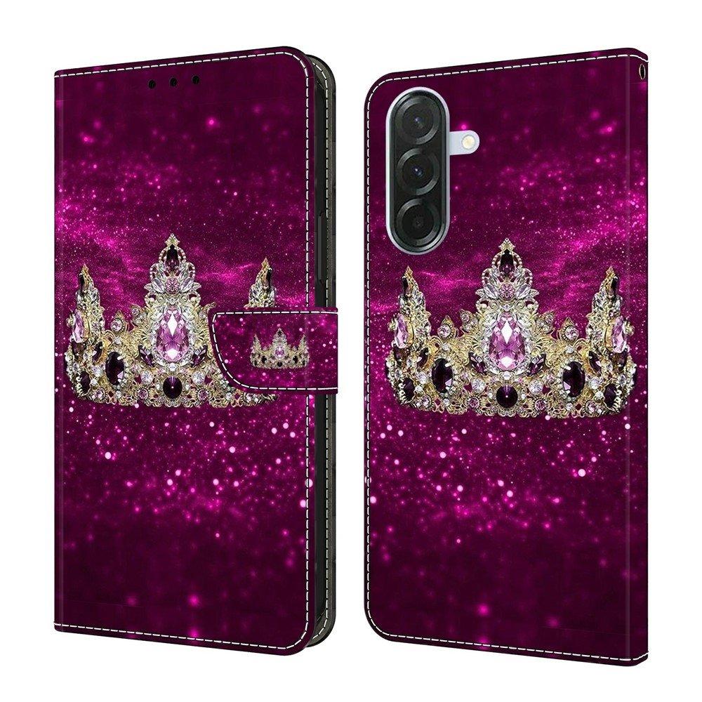 Határozottan könyves tok Samsung Galaxy A57 5G - gyémánt korona