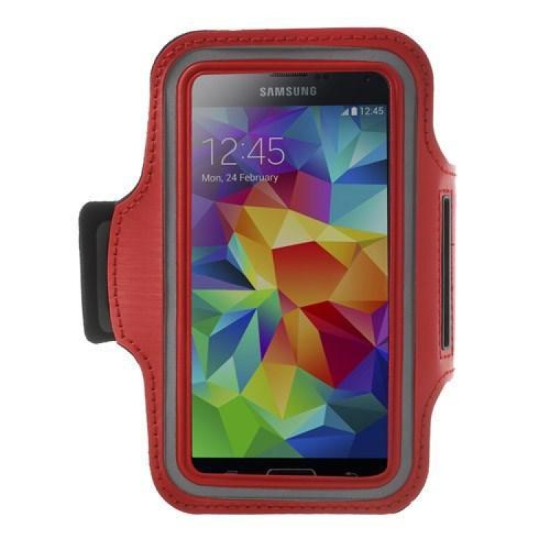 Fitsport kézitáska 145 x 73 mm-es mobiltelefonokhoz - piros színben