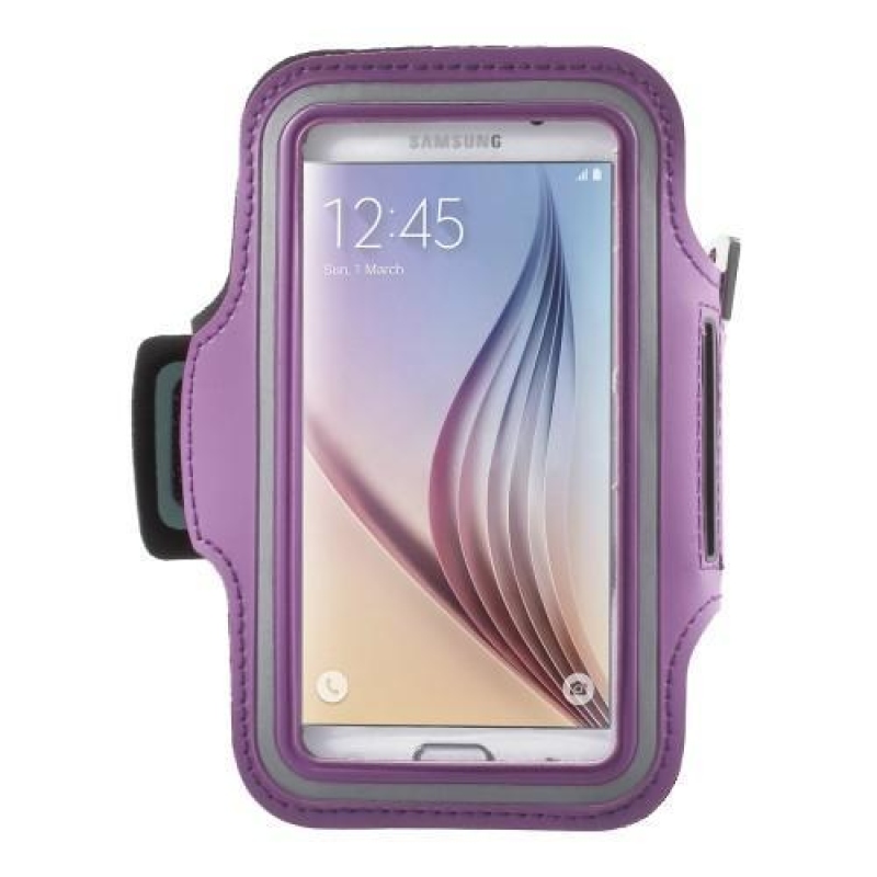 Fittsport kézi tok mobiltelefonhoz 143,4 x 70,5 x 6,8 mm-es méretig - lila